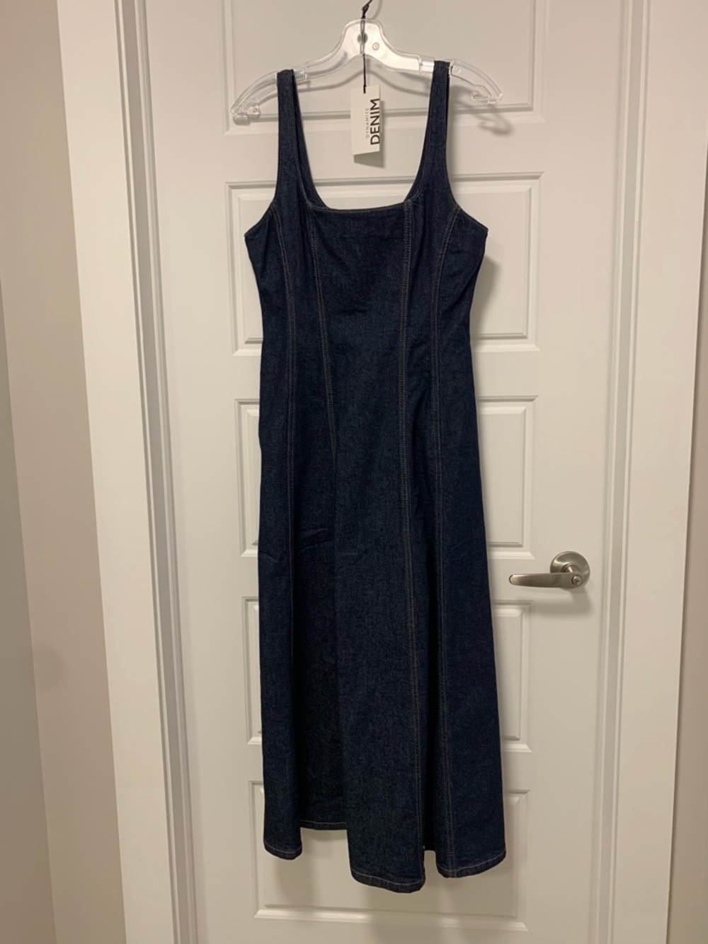 Dynamite Dark Blue Denim Maxi Dress